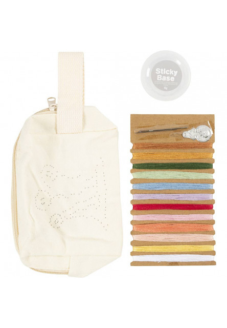 Kreatívna sada Vyšívaná toaletná taška