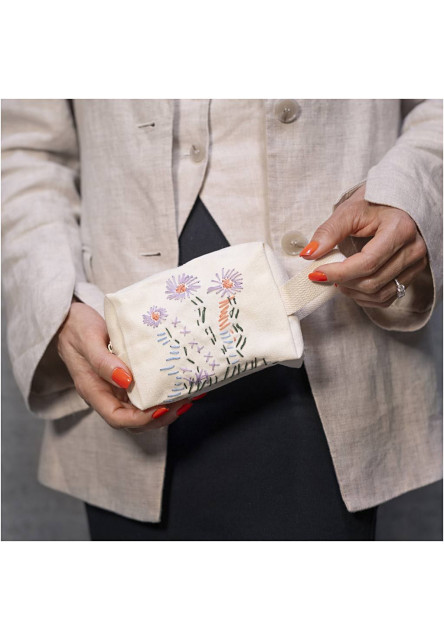 Kreatívna sada Vyšívaná toaletná taška