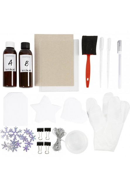 Kreatívna sada Kyanotypia darčekovej visačky