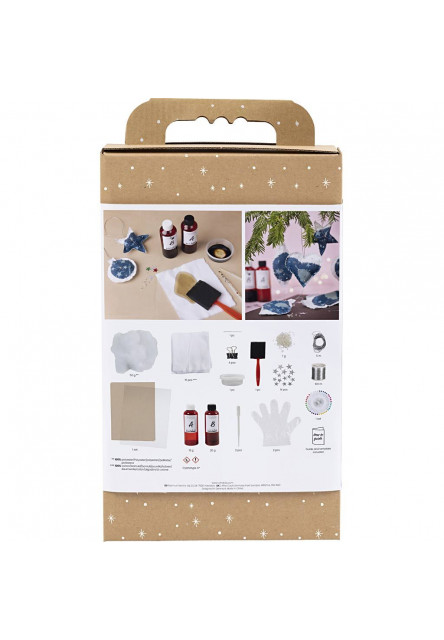 Kreatívna sada Kyanotypia vianočné ozdoby