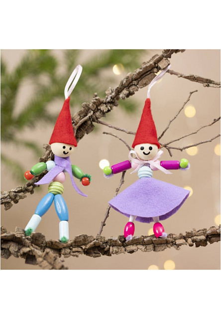 Kreatívna sada Vianoční škriatkovia