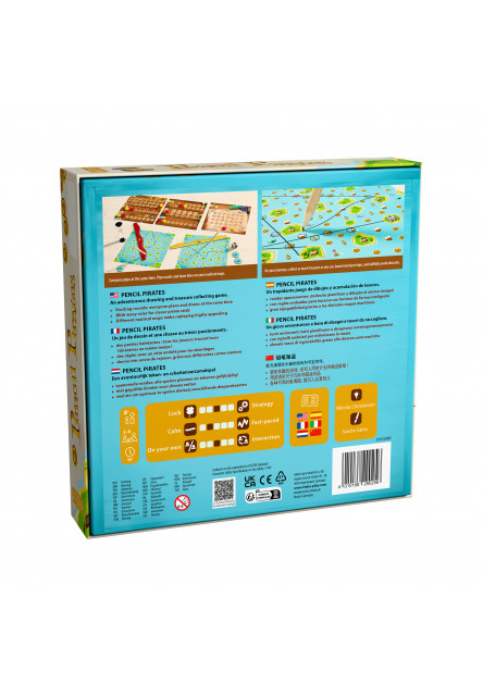 Spoločenská hra Ceruzkoví piráti od 8 rokov