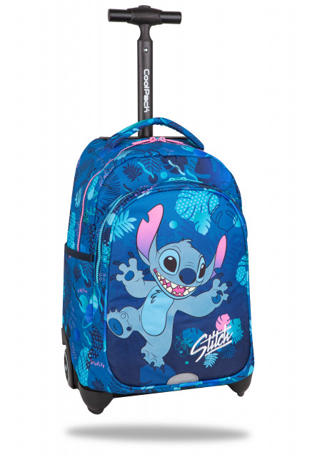 Školská taška Jack na kolieskach Stitch Blue