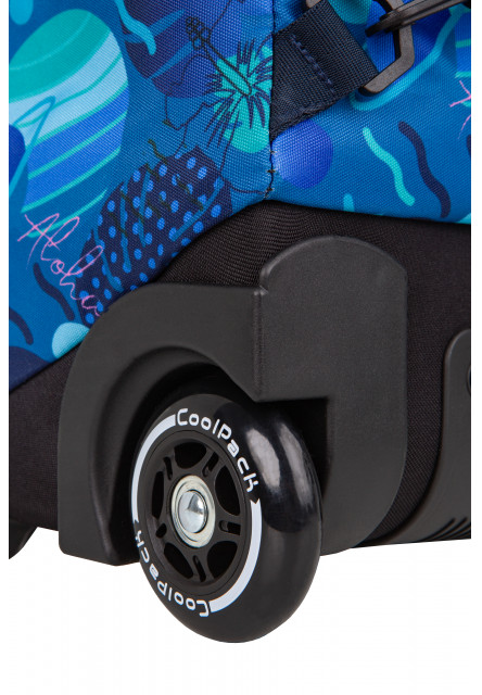 Školská taška Jack na kolieskach Stitch Blue