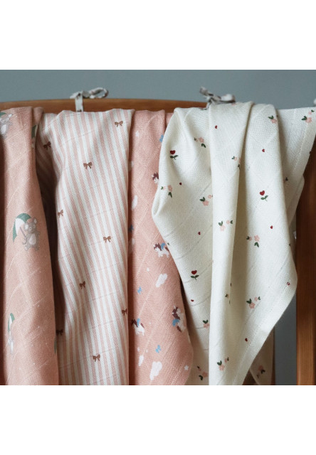 Valentin Mušelínová plena z bambusu Flower Love