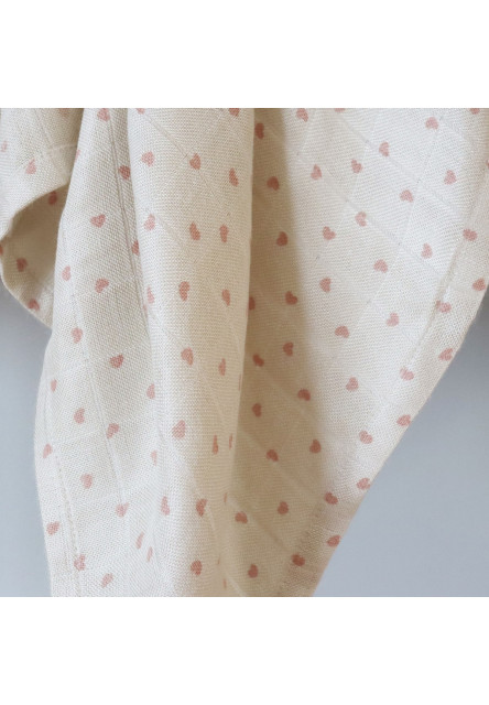 Valentin Mušelínová plena z bambusu Hearts