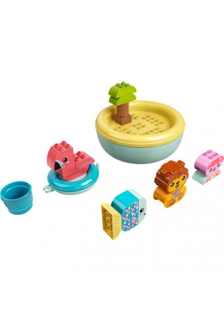 Zábava vo vani : Plávajúci ostrov so zvieratkami