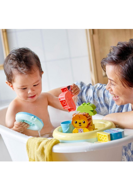 Zábava vo vani : Plávajúci ostrov so zvieratkami