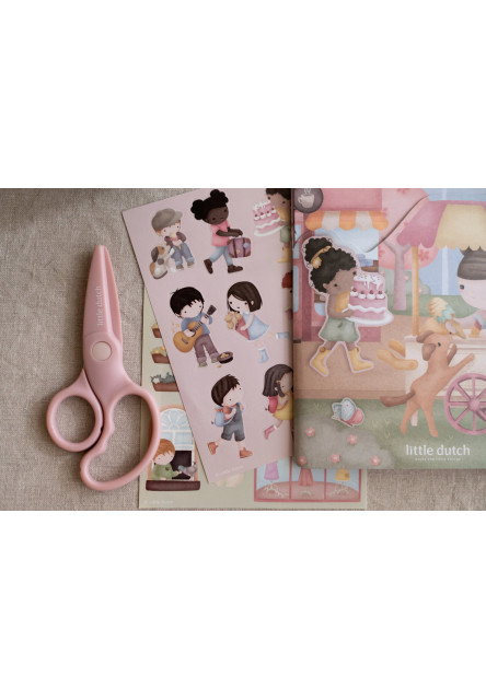 Knižka so samolepkami Nakupovanie Rosa