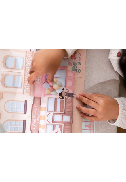 Knižka so samolepkami Nakupovanie Rosa