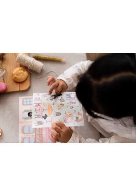 Knižka so samolepkami Nakupovanie Rosa