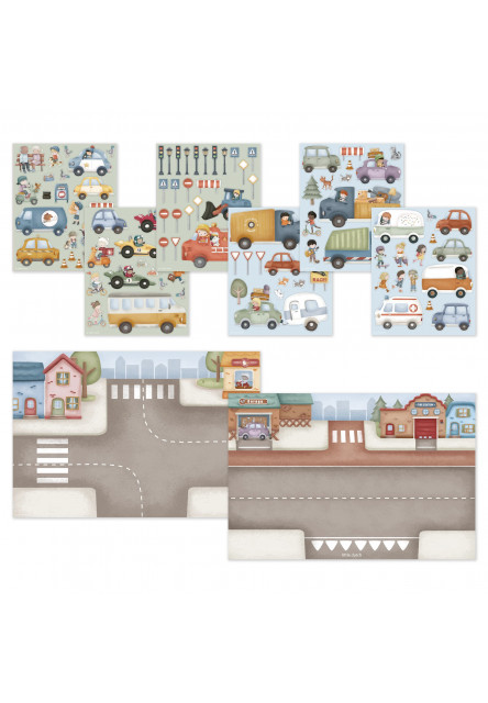 Knižka so samolepkami Doprava Jim