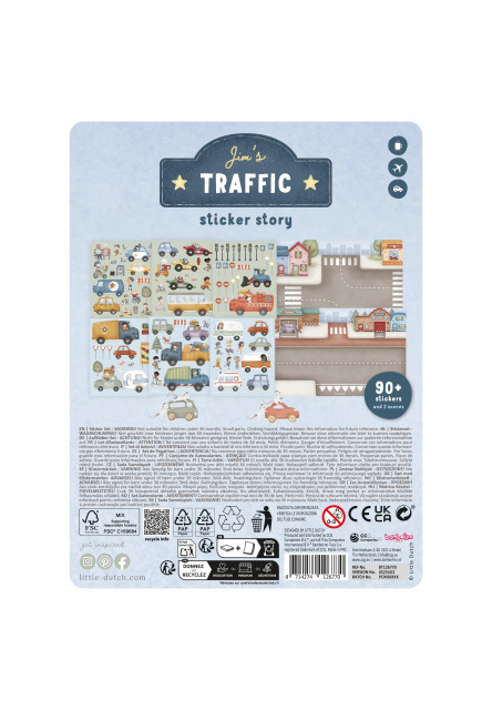 Knižka so samolepkami Doprava Jim