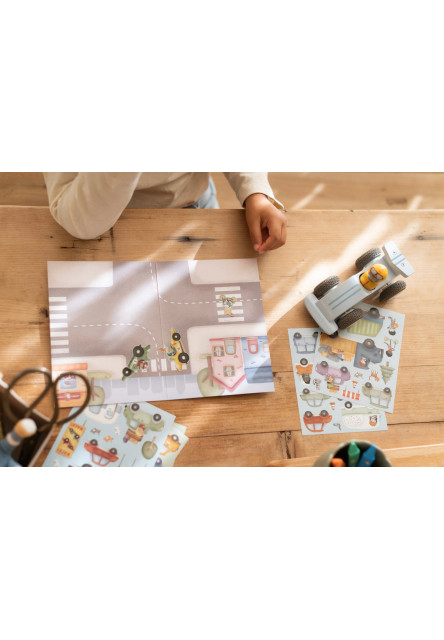 Knižka so samolepkami Doprava Jim