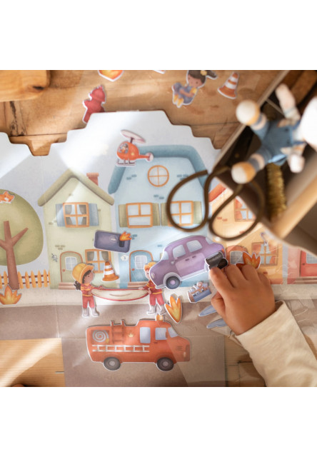 Knižka so samolepkami Hasičská stanica Jim