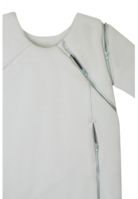 Celoroční spací pytel s odepínacími rukávy Sleepee Grey