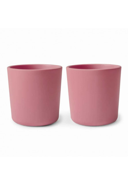 Sada dvoch pohárikov mushie - dusty rose