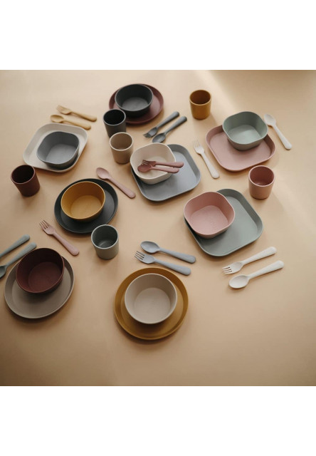 Sada dvoch pohárikov mushie - dusty rose