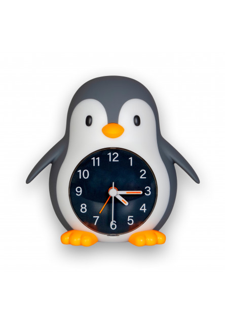 Nočné svetlo s budíkom Poppy Penguin