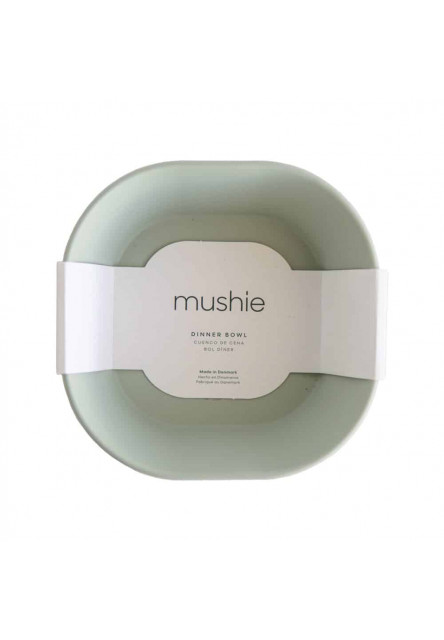 Hranatá obedová miska mushie - dusty rose