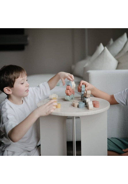 Drevené balančné bloky mushie