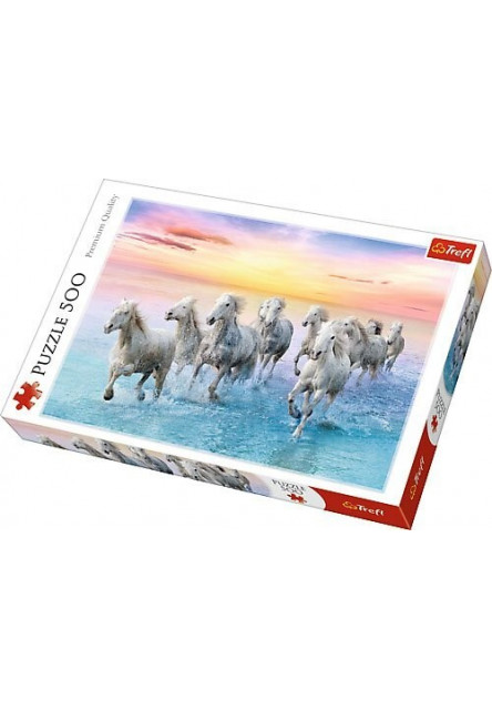 Trefl Puzzle Galop bielych koní 500