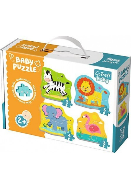 Trefl Baby Puzzle zvieratká safari