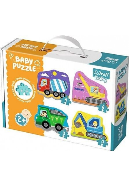 Trefl Baby Puzzle stavebné stroje