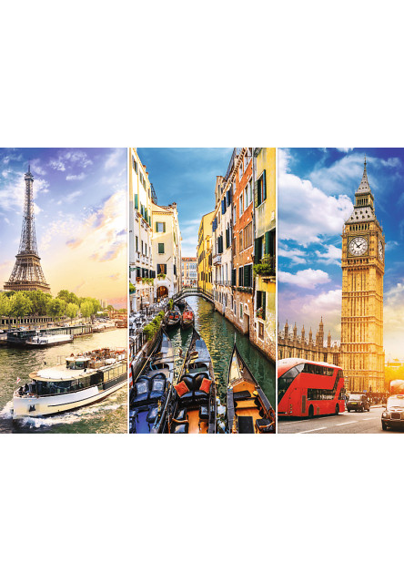 Trefl Puzzle 4000 dielikov Výlet okolo Európy