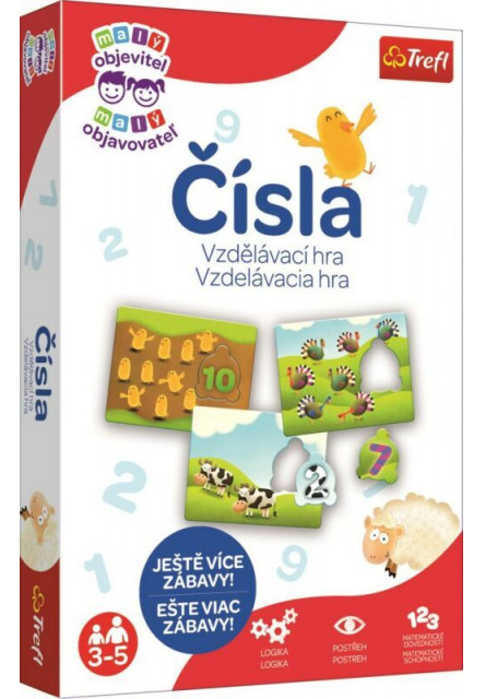Trefl Malý objeviteľ: Čísla Nová verzia SK/CZ