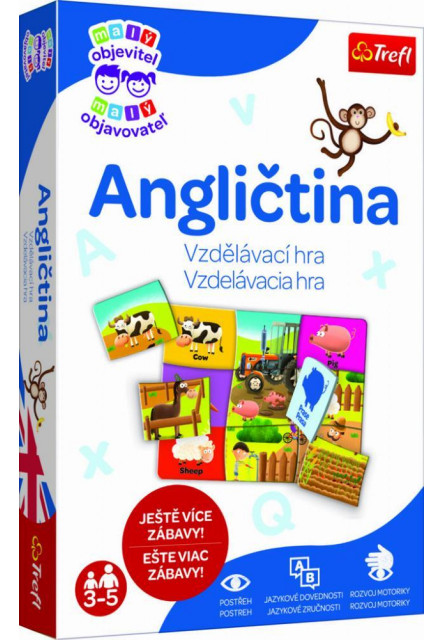 Trefl Malý objeviteľ: Angličtina pre predškolákov / Nová verzia SK/CZ