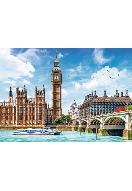 Trefl Puzzle 2000 - Big Ben, Londýn, Anglicko