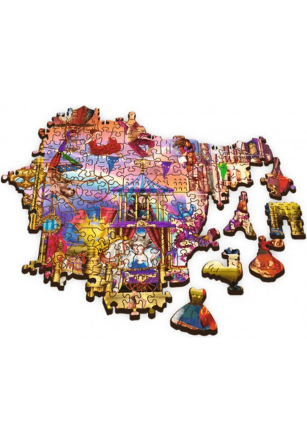 Trefl Drevené puzzle 501 - Zázračný svet