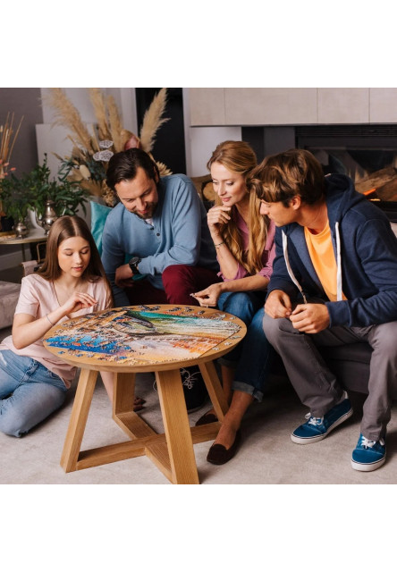 Trefl Prime puzzle 1000 UFT - Romantický západ slnka: Most Rialto v Benátkach, Taliansko