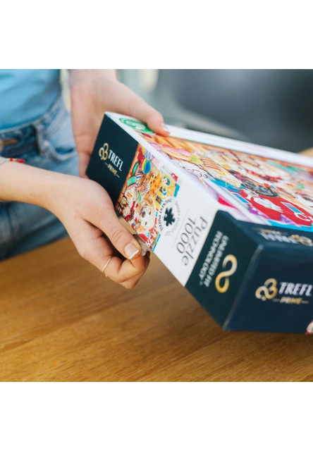 Trefl Prime puzzle 1000 UFT - Nálož roztomilosti: Psí sliediči
