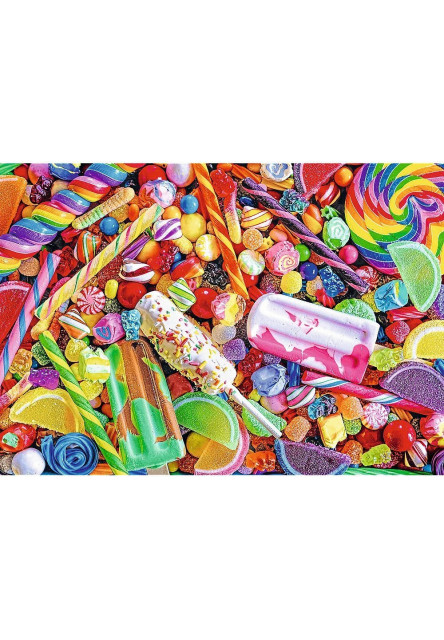 Trefl Prime puzzle 1000 UFT - Farebné šplechy: Nanuky a cukríky