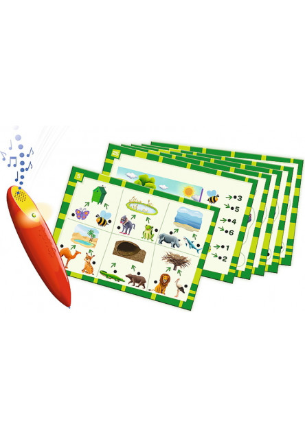 Trefl Hra Malý objaviteľ + Magické pero - Zvieratá SK/CZ