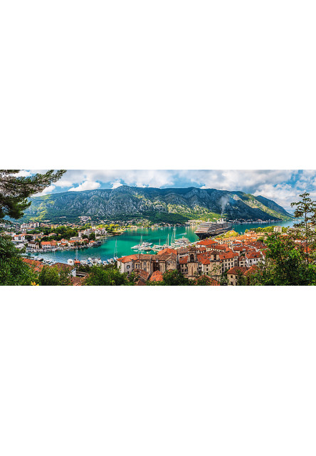 Trefl Panoramatické puzzle 500 - Kotor, Čierna Hora