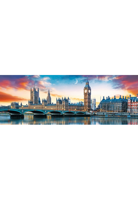 Trefl Panoramatické puzzle 500 - Big Ben a Westminsterský palác, Londýn