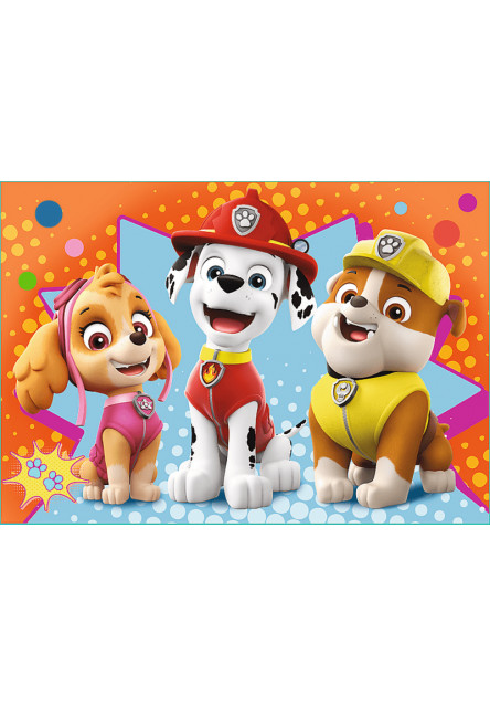 Trefl Puzzle 4v1 - Šťastný tím Paw Patrol / Viacom PAW Patrol