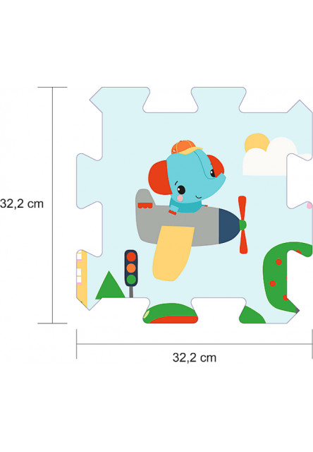 Trefl Penové puzzle Fisher Price Smile