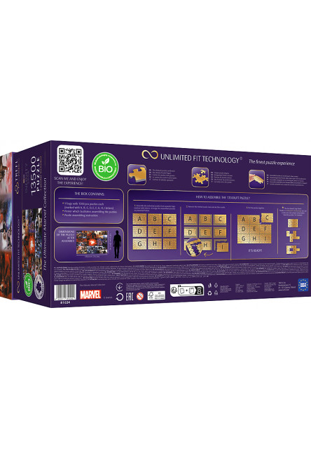 Trefl Puzzle 13500 UFT - Marvel vo filmoch