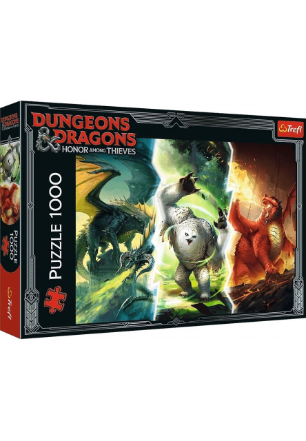 Trefl Puzzle 1000 - Legendárne monštrá z Faerunu