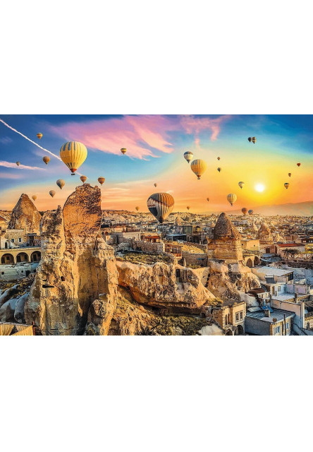 Trefl Prime puzzle 500 UFT - Romantický západ slnka: Kapadócia, Turecko