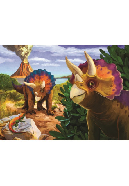 Trefl Puzzle 20 miniMAXI Preskúmajte svet dinosaurov