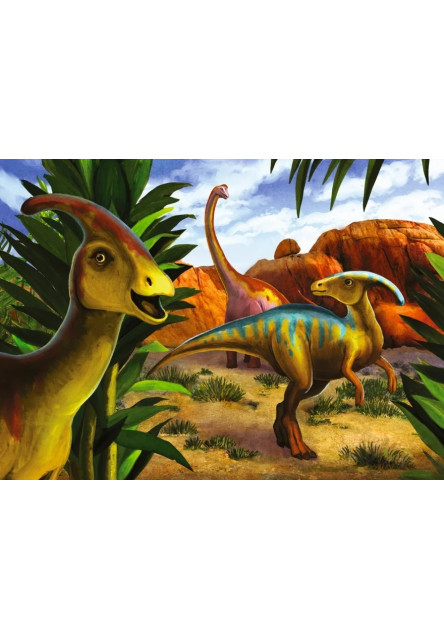 Trefl Puzzle 20 miniMAXI Preskúmajte svet dinosaurov
