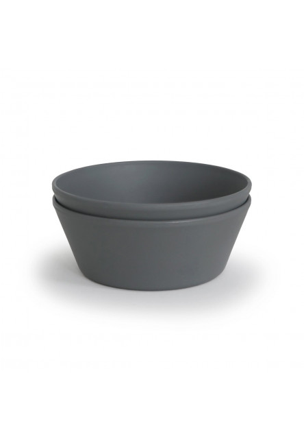 Okrúhle obedové misky mushie - vanilla