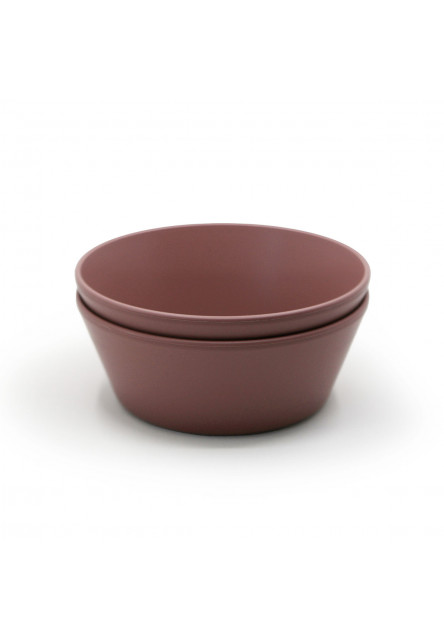 Okrúhle obedové misky mushie - vanilla