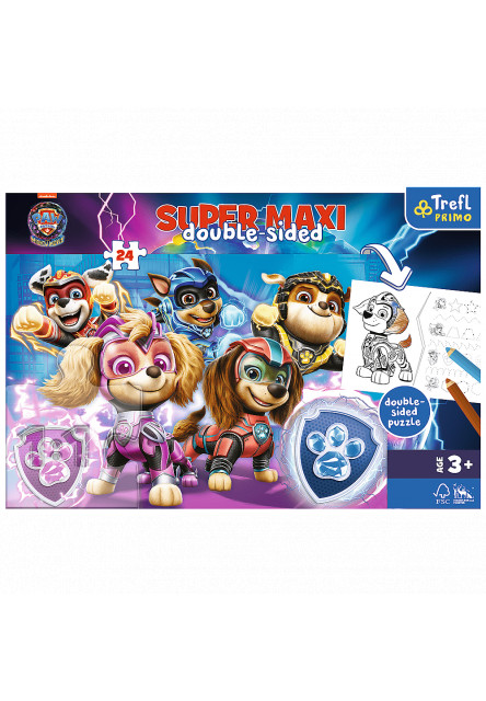 Trefl Puzzle 24 SUPER MAXI - Paw Patrol tím v akcii