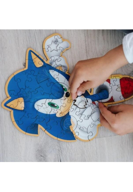 Trefl Drevené puzzle Junior 50 dielikov - Smart Sonic